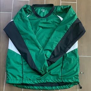Easton green black and white windbreaker